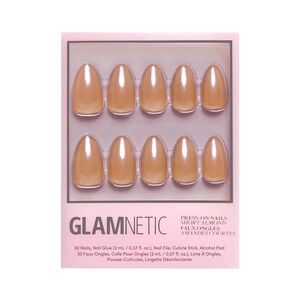 2 for $22 - Glamnetic Press On Nails - Maple Glaze